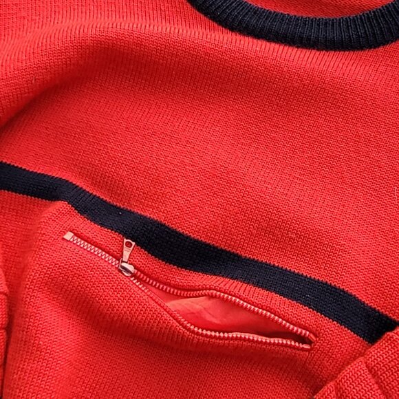 RARE! Vintage FILA Sweater with Front Pocket, Stitched Elbow Detail, Size Medium - Picture 16 of 16